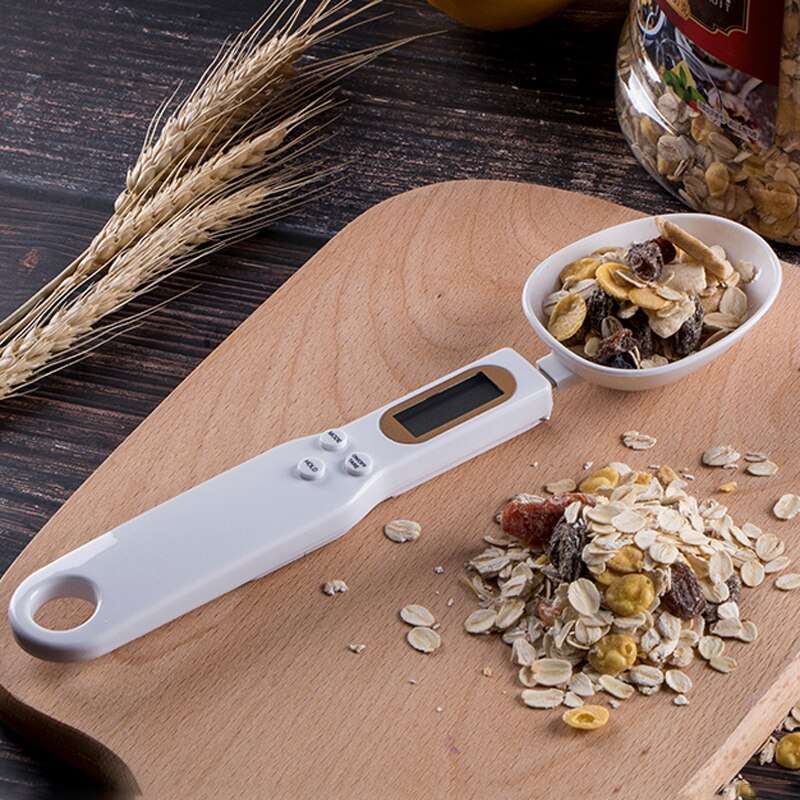 500g/0.1g LCD Display Digital Kitchen Measuring Spoon Electronic Digital Spoon Scale Mini Kitchen Scales Baking Supplies - HAYUDY