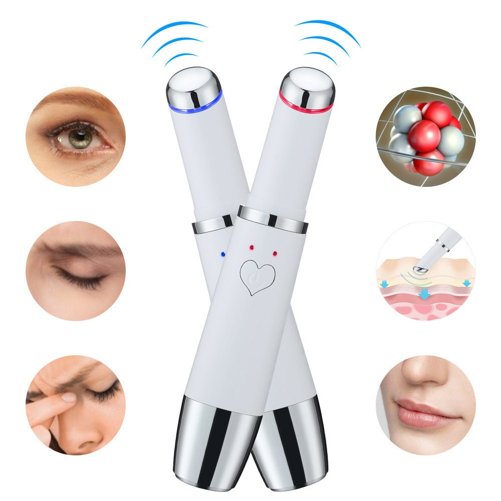 Red And Blue Eye Beauty Instrument Home Eye Beauty Instrument Heating Eye Massager Vibration Imported Beauty Instrument - HAYUDY